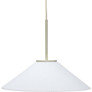 Hübsch Interior - Solid Lampe suspendue, sable / blanc