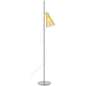 Kartell - K-Lux Lampadaire, diffuseur jaune paille / structure grise - Publicité