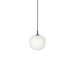 Muuto - Rime Lampe suspendue Ø 18 cm, opale / noir