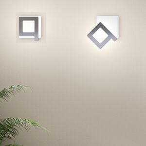Like Q AP S LED - Aluminium / Blanc - Elesi Luce