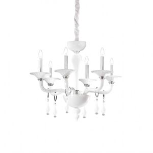 Suspension MIRAMARE SP6 - Blanc - Ideal Lux