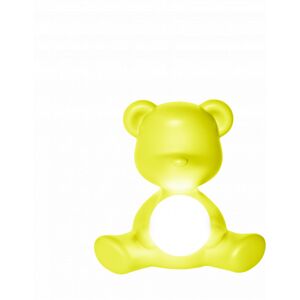 Qeeboo Teddy Girl Battery LED TL - Vert fluorescente - Qeeboo