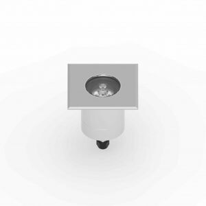 Inta FA Square - Noir gris gaufre RAL 9006 - tech-LAMP