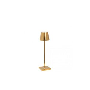 - Lampe de table led Poldina Pro Micro Glossy Gold, rechargeable et dimmable