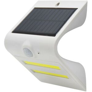 Applique solaire balisage + éclairage led avec détecteur de mouvement, 1,5W, 180 lumens, 2 cob + 3 smd blanche