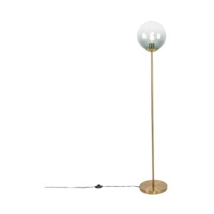 Pallon - Lampadaire - 1 lumière - h 1430 mm - Vert - Art Deco - éclairage intérieur - Salon i Chambre i Cuisine i Salle à manger - Vert - Qazqa - Publicité