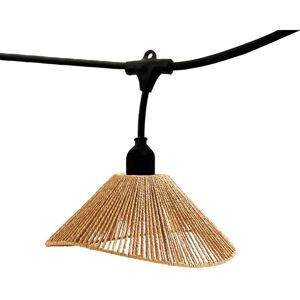 Lumisky - Guirlande lumineuse raffy light Beige Corde 6m - Publicité