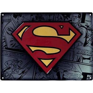 Dc Comics Plaque métal Superman