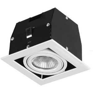 - Downlight Ip23 Cardan Simple Gu10 8 Blanc 857Lm - Blanc