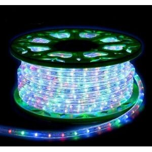 Guirlande led Multicolore 220V 50M IP44 Recoupable Silamp - Publicité