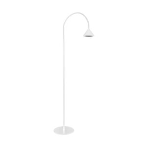 Lampadaire Ip20 Ding Led 4.8W Blanc Chaud - 3000K On-Off Blanc 326Lm - Blanc - Forlight