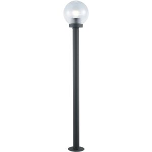 I GIARDINI DEL RE Lampadaire globe 120 cm h en aluminium noir globe me'thacrylate 20 cm pour lampes 60 w pour exte'rieur - Publicité