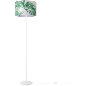 Lampadaire Salon Chambre à Coucher E27 Nature Palmiers Vert Beige Vert (Ø38cm), Lampadaire - Blanc - Paco Home - Publicité