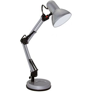 - Lampe de bureau articulée grise - métal - Grise