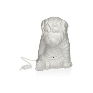 - Lampe de bureau Chien Porcelaine (17,1 x 19,6 x 15 cm)