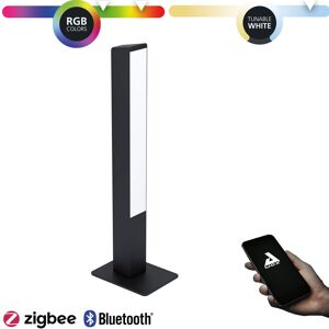 EGLO Lampe de table Simolaris-Z Noir Blanc l: 5.5 b: 5.5 h: 51.5cm avec interrupteur de câble dimmable 2700-6500K avec fonction Connect-Z - Publicité