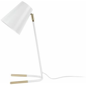 Lampe à poser design Noble - 25 x 15 x 46 - Blanc