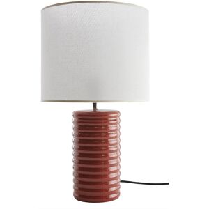 MILIBOO Lampe à poser en céramique émaillée terracotta et abat-jour écru H53 cm berro - Terra Cotta - Publicité