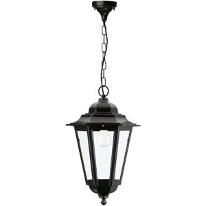 NOVOLUX Suspension classique elite 6 IP44 E27 42W Verre gelé Noir - Negro - Publicité