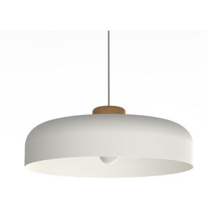 Bois Suspension, 1XE27, max 42W, métal, traffic white, D40cm 40 Blanc - ral 9016 - Blanc - ral 9016 - Lumicom - Publicité