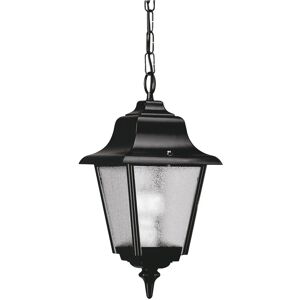 NOVOLUX Suspension classique rob IP44 E27 42W Verre gelé Noir - Negro - Publicité