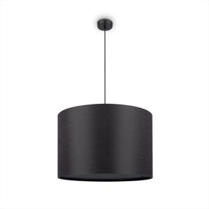 Lampadaire led Lampe De Table Suspension Salon Chambre Salle à Manger E27 Schwarz Grau (Ø38cm) (de), Suspension à 1 flamme - Paco Home - Publicité