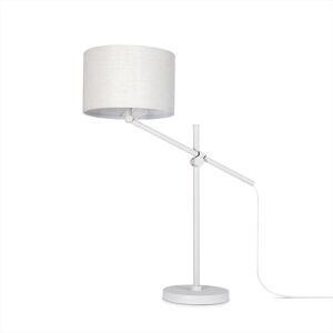 Paco Home Lampadaire LED Lampe De Table Suspension Salon Chambre Salle À Manger E27 Lampe de table, Beige Blanc - Publicité