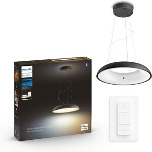 Philips Hue White Ambiance AMAZE Suspension 39W - Noir (Télécommande incluse), compatible Bluetooth, fonctionne avec Alexa, Google Assistant et Apple - Publicité