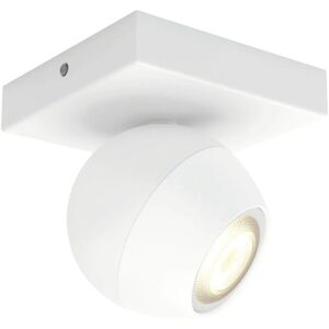 Philips Lighting Hue Spot de plafond LED 871951433922400 Hue White Amb. Buckram Spot 1 flg. weiß 350lm inkl. Dimmschalter GU10 5 W W247852 - Publicité