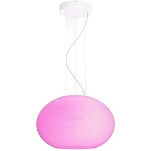 Lighting Hue Suspension led 871951434352800 Hue White & Col. Amb. Flourish Pendelleuchte weiß 3000lm led intégrée 39.5 w W247412 - Philips - Publicité