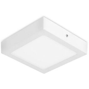 Plafonnier Ip23 Easy Square Surface 170Mm Led 10W Blanc Neutre - 4000K On-Off - Blanc - Forlight