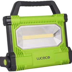 Projecteur Illumination Noir/Vert Aluminium Luceco Flat Led 1 Unité Lwr25Bg-Eu