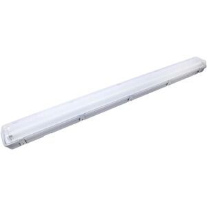 - Réglette étanche Pc+Abs Ip65 2X9W 18W 60 cm avec tube led plastique Pf 0,9