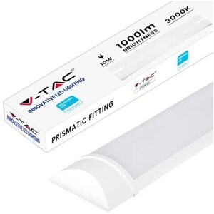 V-tac - plafonnier led linéaire avec puce samsung 10W - tube led - longueur 30 cm - lampe rectangulaire IP20 pour mur, garage, ent - Publicité