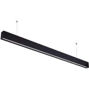 OPTONICA Réglette led Fine Noire Suspendue 50W UGR19 Linkable 1200mm Blanc Naturel 4000K - Publicité