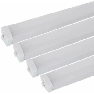 Réglette led étanche 120cm 36W IP65 (Pack de 4) - Blanc Froid 6000K - 8000K Silamp Blanc Froid 6000K - 8000K - Publicité