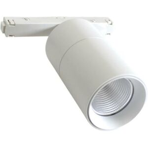 Spot led sur Rail Magnétique 48V 15W Orientable blanc - Blanc Chaud 2300K - 3500K Silamp Blanc Chaud 2300K - 3500K - Publicité