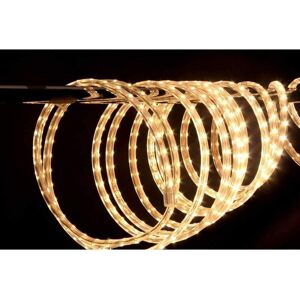SALONE SRL Tube led luminaires de noël pour bandes fixes extérieures 6MT blanc chaud 10951 - Publicité