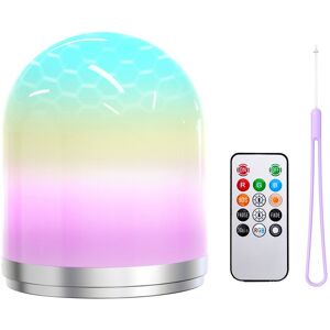 TLILY Veilleuse Créative Bébé Led Protection des Yeux Sommeil Lumière Rgb Télécommande Colorée Veilleuse Cadeau Lumière - Publicité