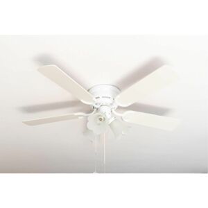 PEPEO Ventilateur de plafond Kisa Deluxe wh Blanc / Erable avec éclairage - Publicité