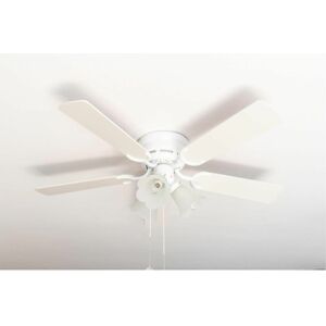 Ventilateur de plafond Kisa Deluxe wh Blanc / Erable avec éclairage