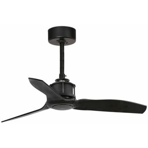 FARO BARCELONA Ventilateur de plafond just fan xs acier, pc noir mat h: 39cm Ø81cm - Publicité