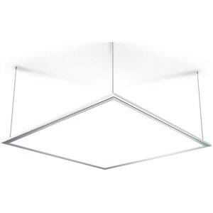 - Plafonnier led carré - cons. 42W - 3300 lumens - Blanc neutre - 3 modes de fixation