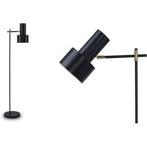 NV GALLERY Lampadaire DOUBLESHOT Lampadaire Metal noir H130 Noir