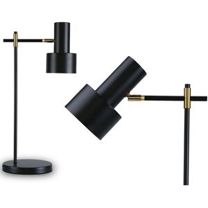 NV GALLERY Lampe de Table DOUBLESHOT - Lampe de table, Metal noir, H60 Noir