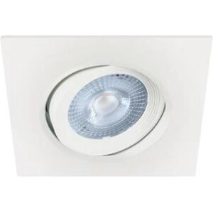 Spot LED Encastrable Orientable 5W Carré Blanc SMD - Blanc Chaud 2300K - 3500K - SILAMP