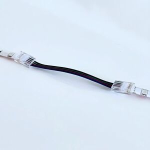 Connecteur Double pour Ruban LED RGB 10mm IP44 - SILAMP - Publicité