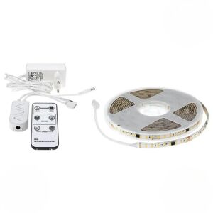 Ruban LED 5M Effet Dynamique 126LED/m 12V IP65 + Telecommande et Transformateur - Blanc Chaud 2300K - 3500K - SILAMP