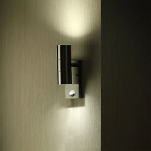 Applique Murale LED IP44 Double Faisceau GU10 avec Detecteur de Mouvement - SILAMP