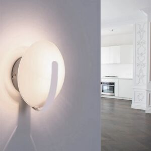 Applique Murale Blanche LED IP40 5W avec Réflecteur - Blanc Froid 6000K - 8000K - SILAMP